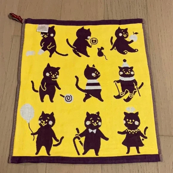 Hand Towels 100% Cotton/ Kitchen Towels with Holders 🐱(Cat) - Picture 2 of 9